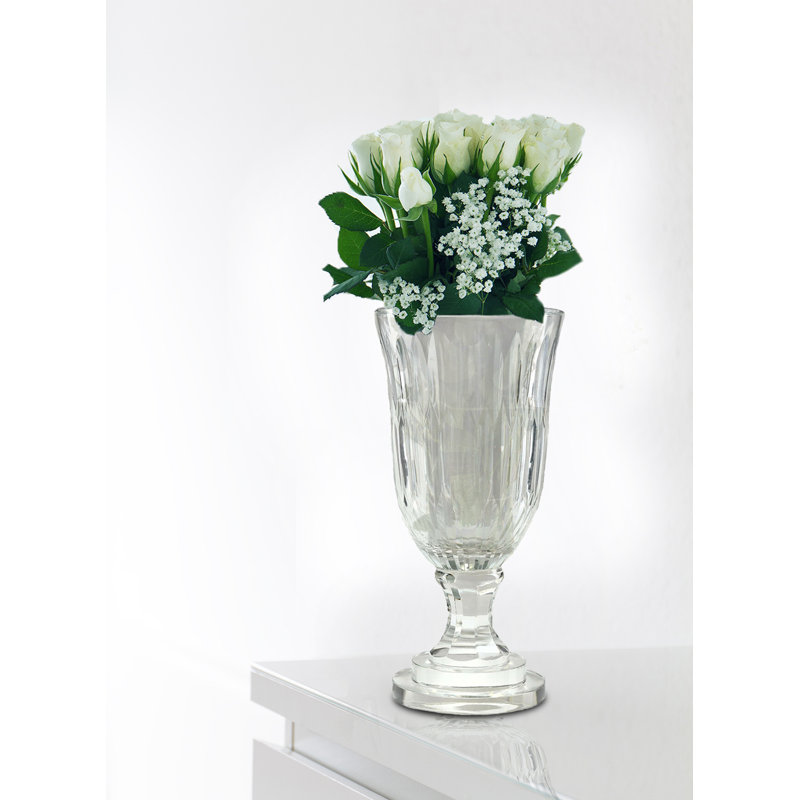 Vase de table en verre Geffner