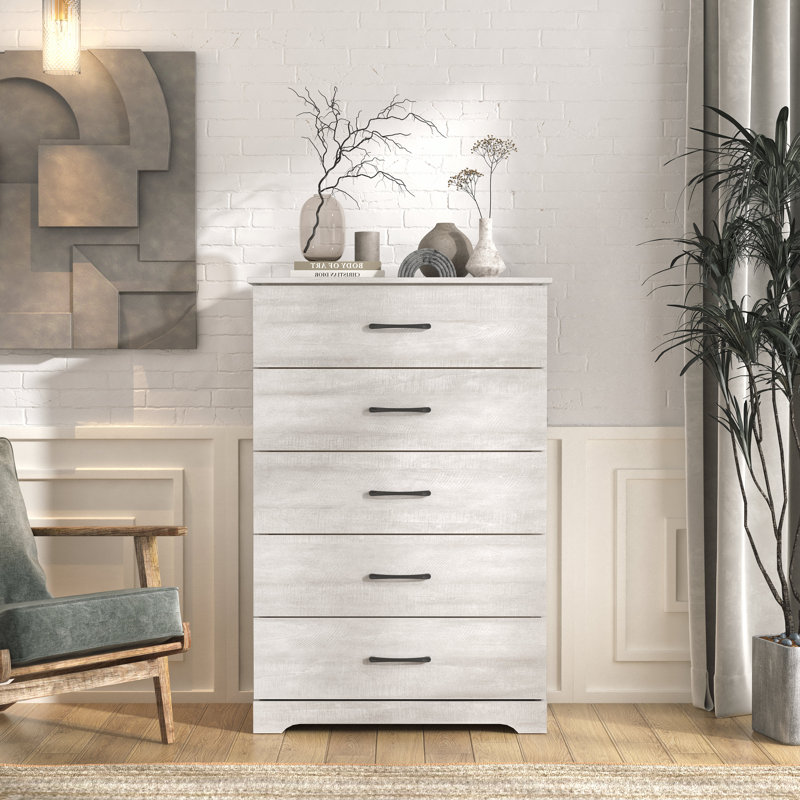 dusty grey oak dresser Allysyn 6 Drawer Dresser Wade Logan Color: Dusty Gray Oak