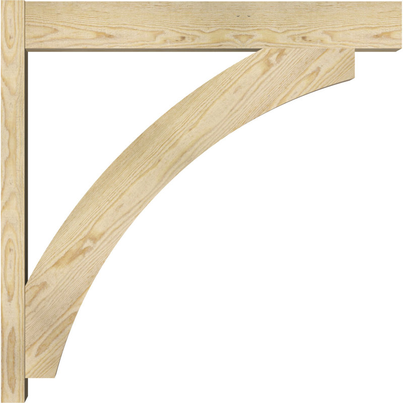 Bloc de bois rustique Thorton, P 28 po x H 32 po, Sapin Douglas de 7 1/2 po (lisse)