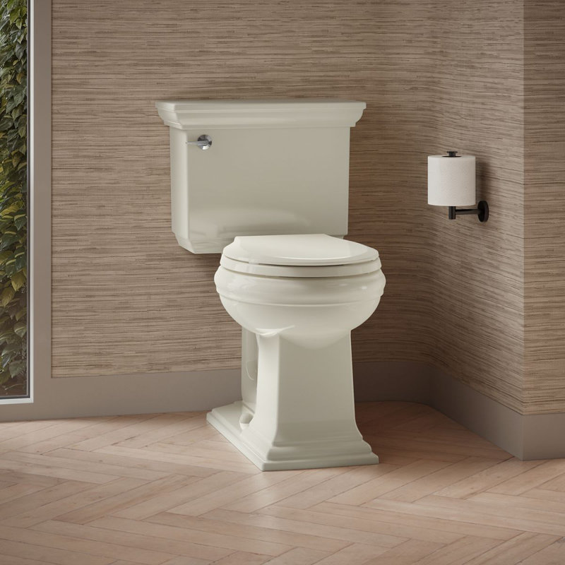 Toilette ronde deux pièces Memoir Stately, Biscuit