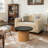 Solid Wood Coffee Table Round