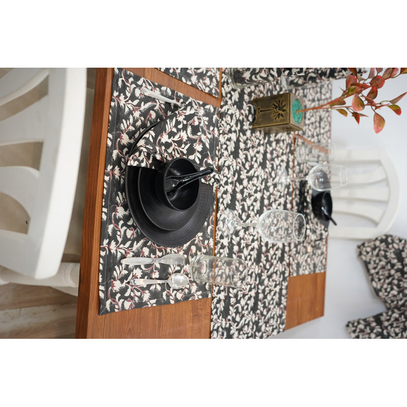 Napperon Fabividine 13 x 19 po Boho, imprimé floral
