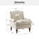 Lark Manor Alainey Upholstered Armchair with Solid Wood Legs & Reviews ...