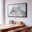 Impression sur toile Snow Leopard In Blizzard-102354475