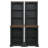 Glade Two-Piece Elegant Freestanding Tall Cabinet with Open Storage-128876915
