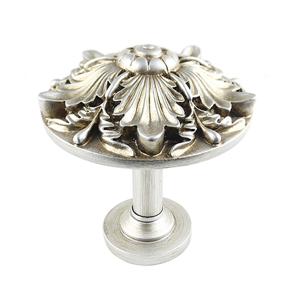 Abelardo Poly-Resins Decorative Parts, Coated Steel Backplate, And Mounting Post. Curtain Holdback Astoria Grand 