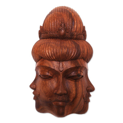 Masque en bois trinity rayonnant