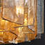 35.4" 12-Light Dimmable Drum Chandelier with Glass Shade-1579966213