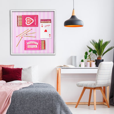Giclée romantique encadrée, conçue par Rachael Reese