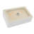 Midhurst Stain Ceramic Rectangular Bathroom Sink - White, Modern Look, Easy To Clean White For Modern, Stylish, Stains And Acids