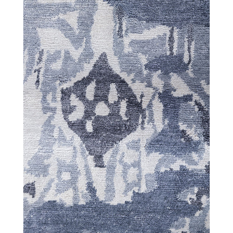 Overdyed One-of-a-Kind 9'3" x 12'3" Hand Knotted Area Rug
