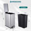 Stainless Steel Step On Kitchen Rubbish Bin