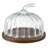 Pumpkin Shape Cake Stand Glass Dome