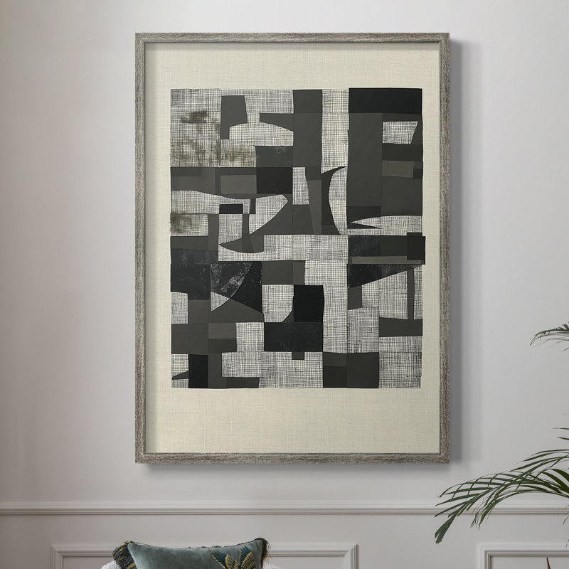 Série ABSTRACT DCCDXCI, reproduction encadrée - bois massif, H 30 po x l 24 po