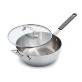 Bobby Flay by GreenPan 3.57QT Stainless Steel Chef’s Pan with Lid