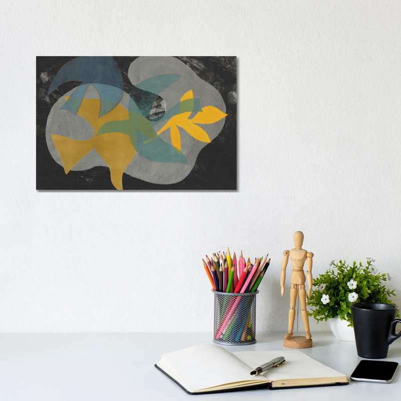 Dove Composition III by Rob Delamater - Gallery-Wrapped Canvas Giclée on Canvas, 20.32 cm H x 30.48 cm W, Canvas