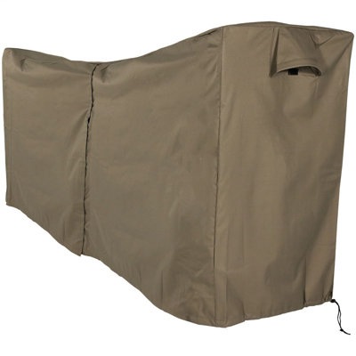 Housse pour support à bûches de bois de chauffage avec support en PVC, 8 pi, kaki