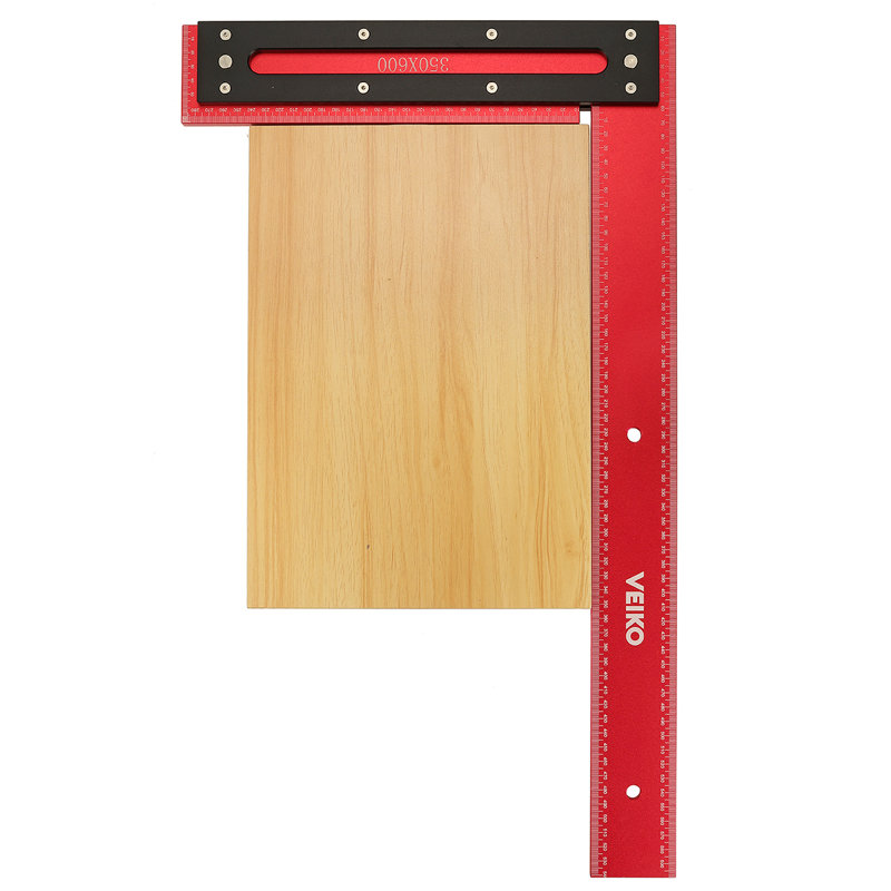 Aluminum Alloy Carpenter Square Framing Right Angle Ruler for Woodworking Setting Marking - Imperial