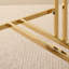 Rienna 25" Luxurious Faux Leather Solid back Gold Tripod Base Counter Stool