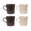 Grande tasse en grès peinte à la main