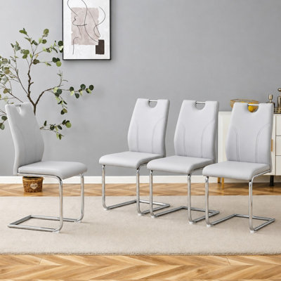 Modern Dining Chairs, Dining Living Room Chairs Upholstered Chair for Kitchen, Living, Bedroom, Dining Room Side Chairs Set of 4