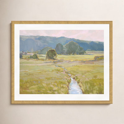 Summer Pasture II Painting by Stephen Calcasola