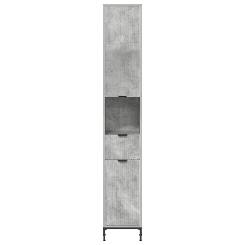 Freestanding Standard Bathroom Storage, Concrete Grey