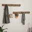 Solid Wood Wall 1 - Hook Coat Rack