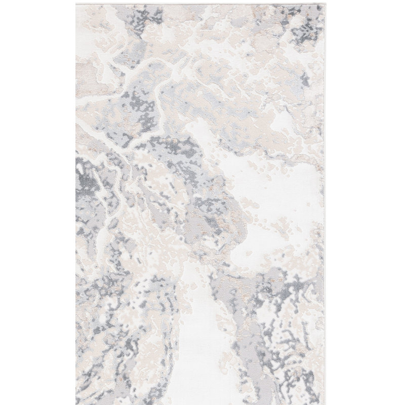 Tapis abstrait Kayliann Performance, Rectangle 5'3" x 7'