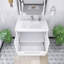 Meuble-lavabo autoportant 35,4 po avec plateau en résine-1420035445