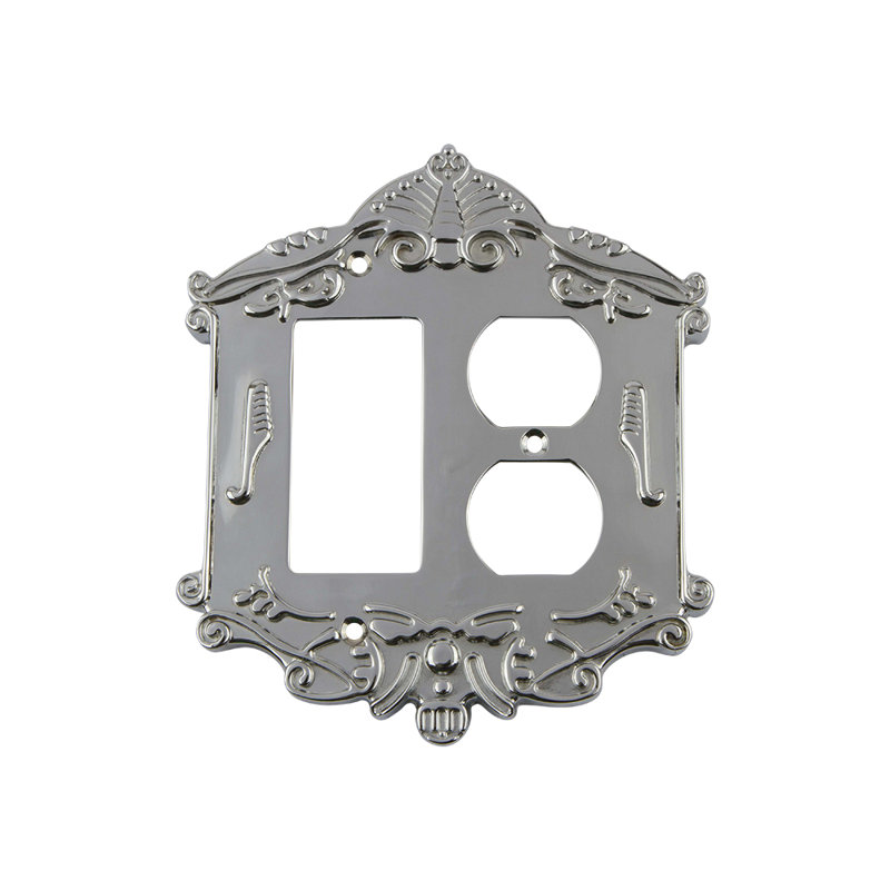 Plaque murale Victorian, Chrome brillant