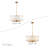 Berthine 7 - Light Steel Dimmable Drum Chandelier-22524452