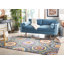 Tapis floral en laine et coton crocheté à la main Tomo-71005065