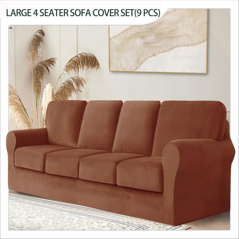 Outdoor Patio Sofa Cover, Brown