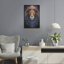 Art mural en métal luxueux «Dmt Art Lion 2» par Momart