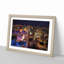 Aerial View of the Las Vegas Strip in Abstract - Picture Frame Graphic Art Print-55683042-55683045
