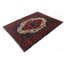 Tapis oriental rouge / bleu en laine noué à la main Fontlan
