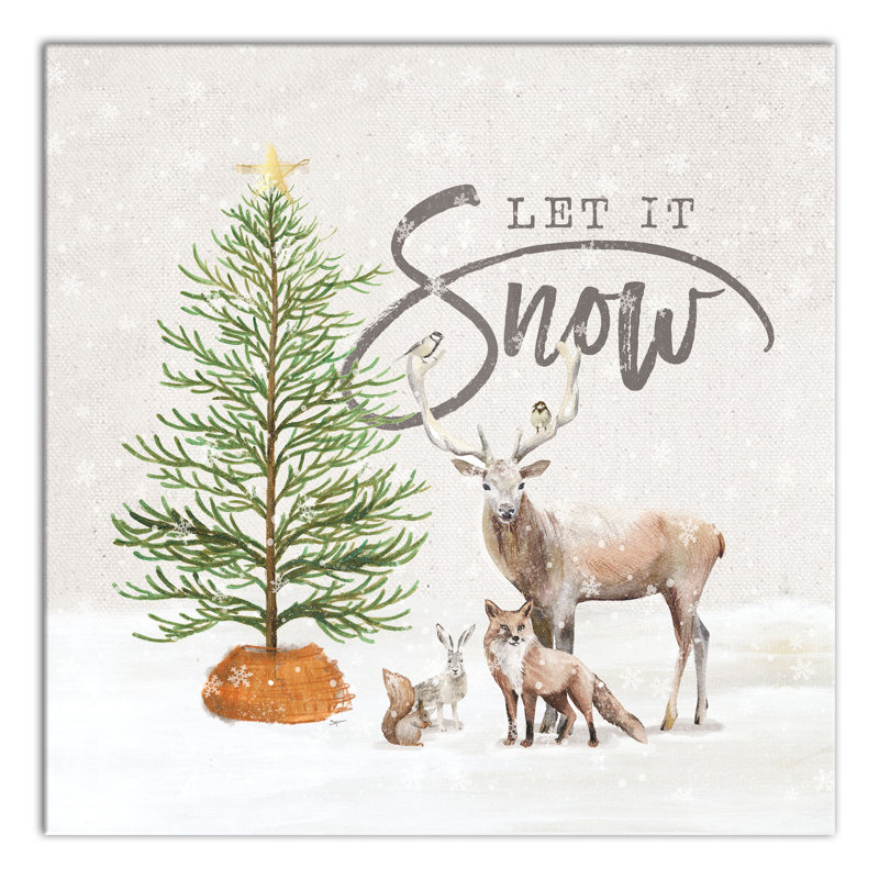 Let It Snow - on, H 24 po x l 24 po x P 1,25 po