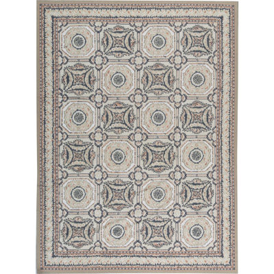 Hand-Knotted High-Quality Gray and Brown Area Rug