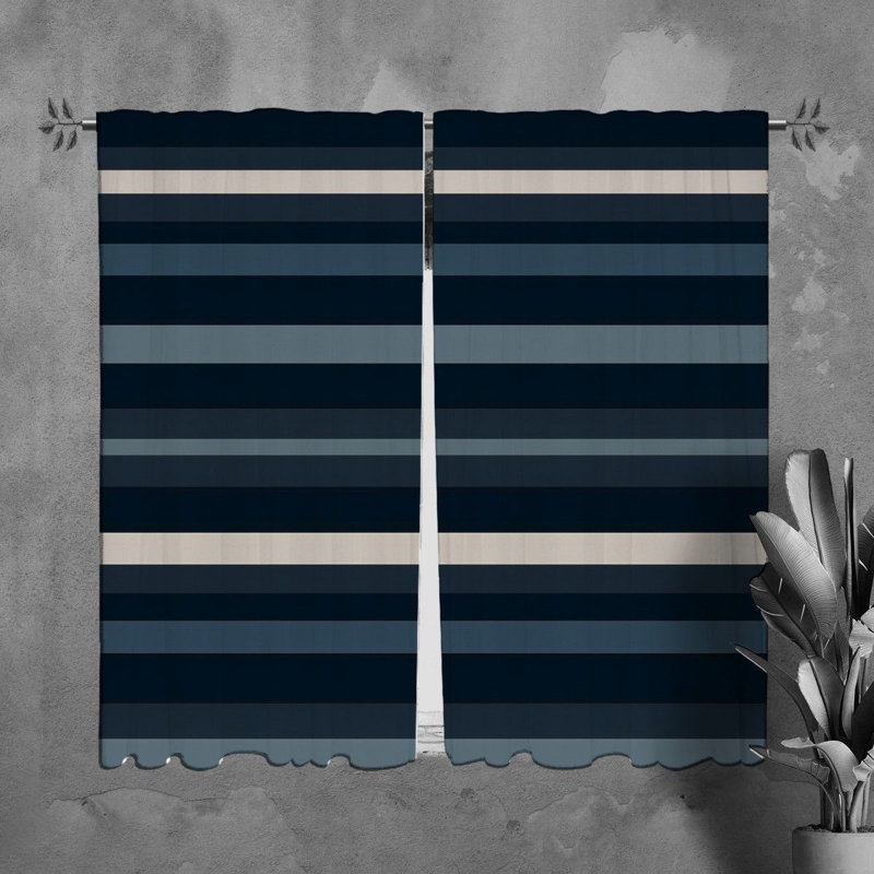 Paire de rideaux obscurcissant en polyester Traian, L 40 po x L 61 po