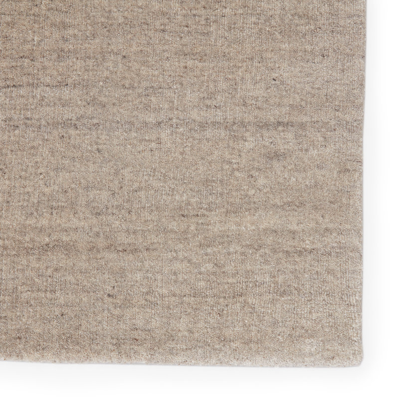 Tapis gris en laine Corien, Rectangle de 5 pi x 8 pi
