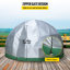 Tente dôme de jardin en filet de polyester avec sac de transport et piquets Garden-98531195-98531196-98531197