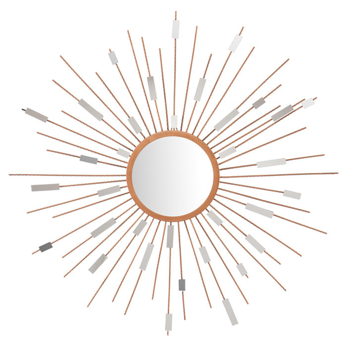 Dasiyah Metal Circle Wall Mirror