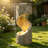 Outdoor Water Fountain with LED Lights - Resin Spiral Water Feature,39.37 Inch Mordern Garden Decor for Patio, Yard & Lawn-1965408416