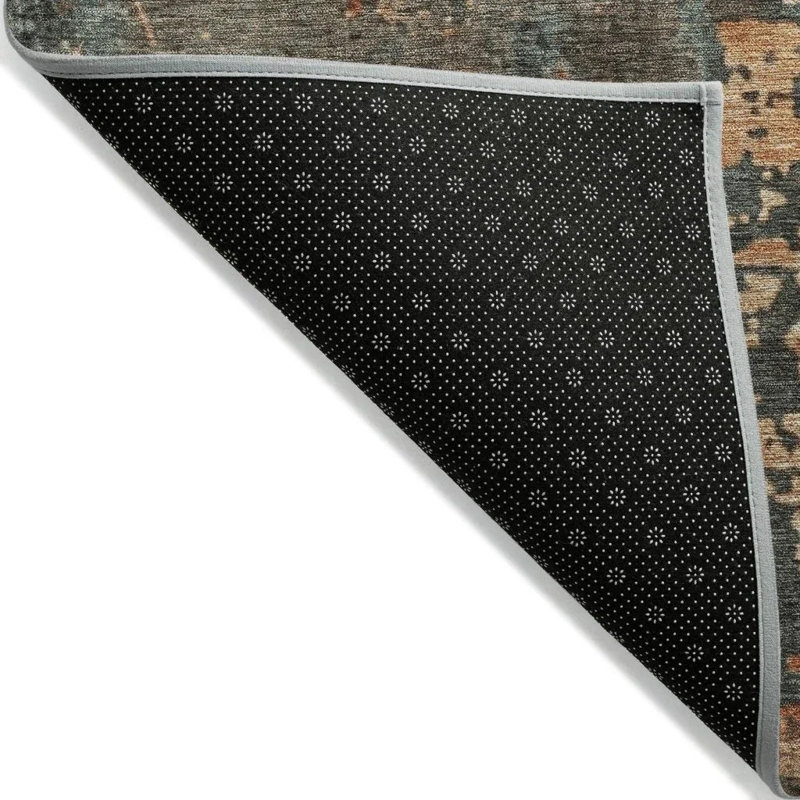 Tapis intérieur / extérieur bleu Elon, 8' x 10'