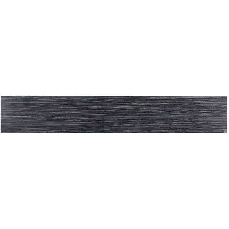 Carreau en porcelaine aspect bois 4 po x 24 po Fabrique, Lin noir