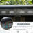 6X4ft Metal Garden Shed With Frame - Black Backyard Structure 6X4ft,