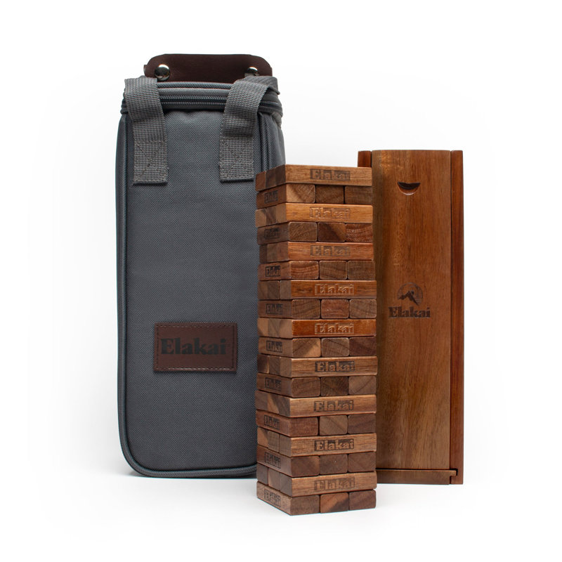 Acacia Woodlander Mountain Blocks, H 22,40 po x l 5,91 po x P 5,91 po
