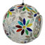 Mangeoire suspendue en verre mosaïque Huebner, capacité de 1 tasse - marguerites arc-en-ciel-2061183944