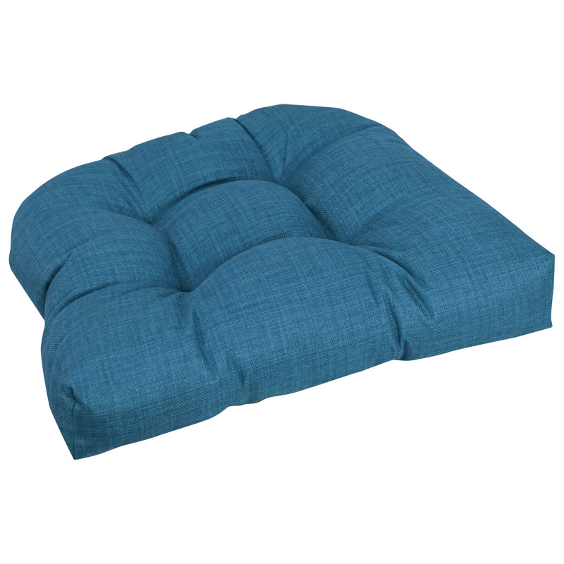 Outdoor 5'' Seat Cushion, Sea Blue